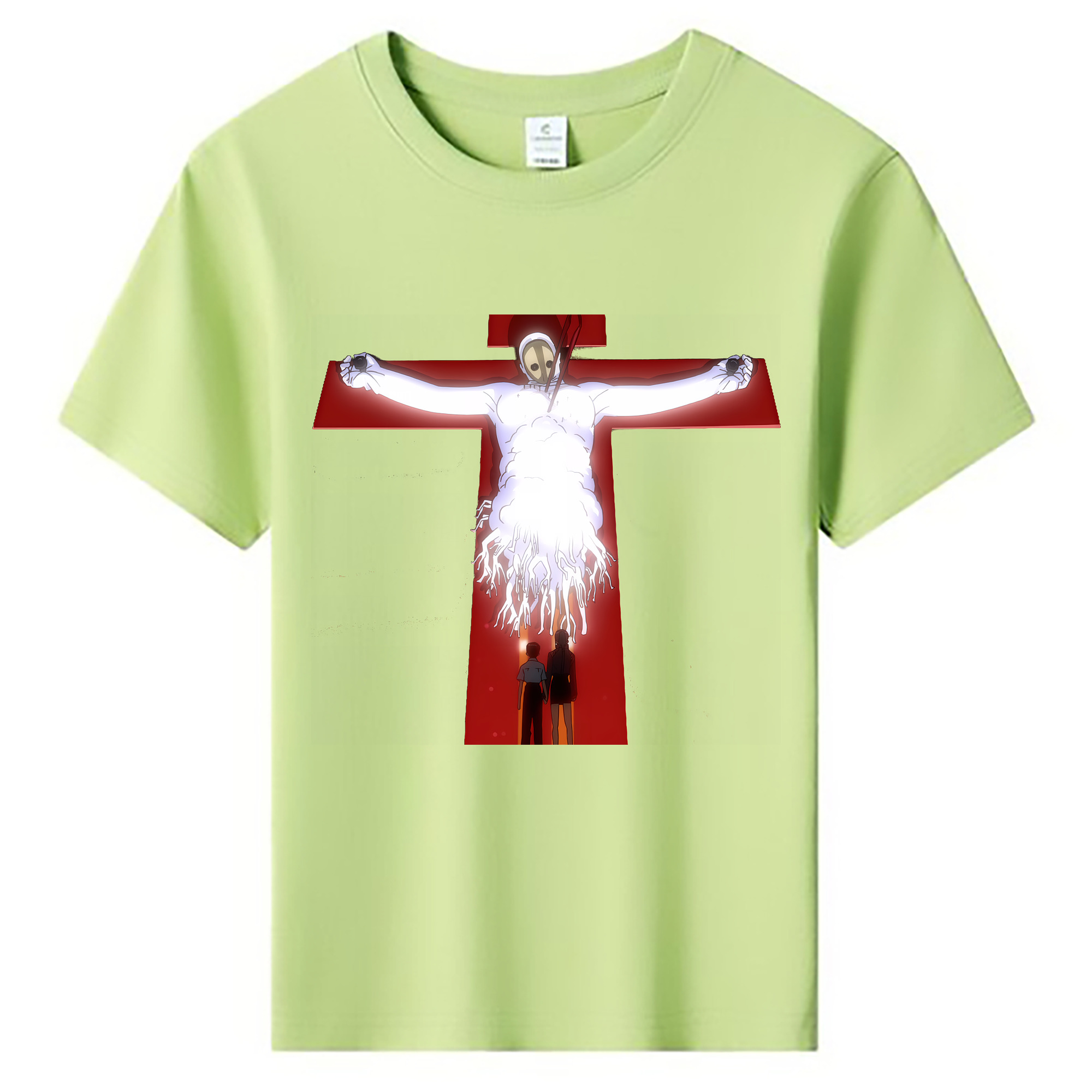 （画像用） EVA 新世紀エヴァンゲリオン 綿100％キッズTシャツ（フロントプリント）